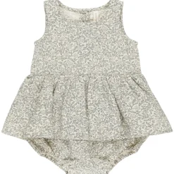 Skirted Tank Romper in Green Garden by Quincy Mae