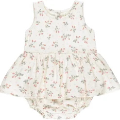 Skirted Tank Romper in Strawberries by Quincy Mae