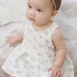 Skirted Tank Romper in Strawberries by Quincy Mae
