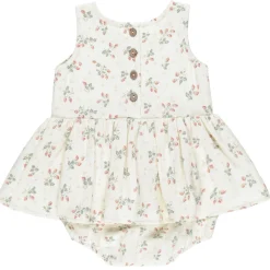 Skirted Tank Romper in Strawberries by Quincy Mae