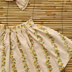 Skirt With Hairclip in Farandole Flowers by Bonjour