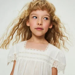 Skylark Dress in Vintage White by Faune