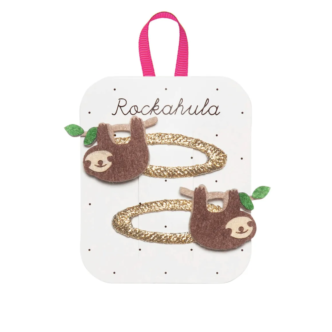 Sleepy Sloth Hair Clips by Rockahula
