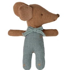 Sleepy / Wakey Baby Mouse in Blue by Maileg