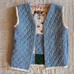 Sleeveless Patchwork Jacket by Bonjour - Last Ones In Stock - 6-10 Years