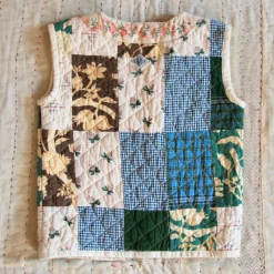 Sleeveless Patchwork Jacket by Bonjour - Last Ones In Stock - 6-10 Years