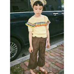 Slim Flared Jeans in Earth by Misha & Puff
