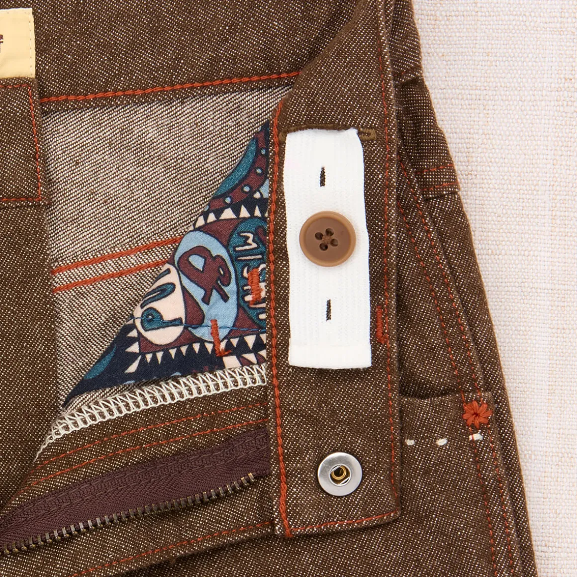 Slim Flared Jeans in Earth by Misha & Puff