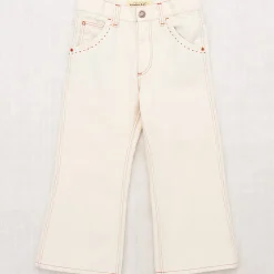 Slim Flared Jeans in Gesso by Misha & Puff