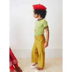 Slim Flared Jeans in Ochre Denim by Misha & Puff - Last Ones In Stock - 5-6 Years