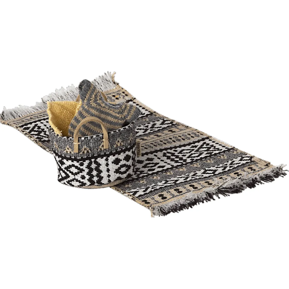 Small Basket in Black by Maileg