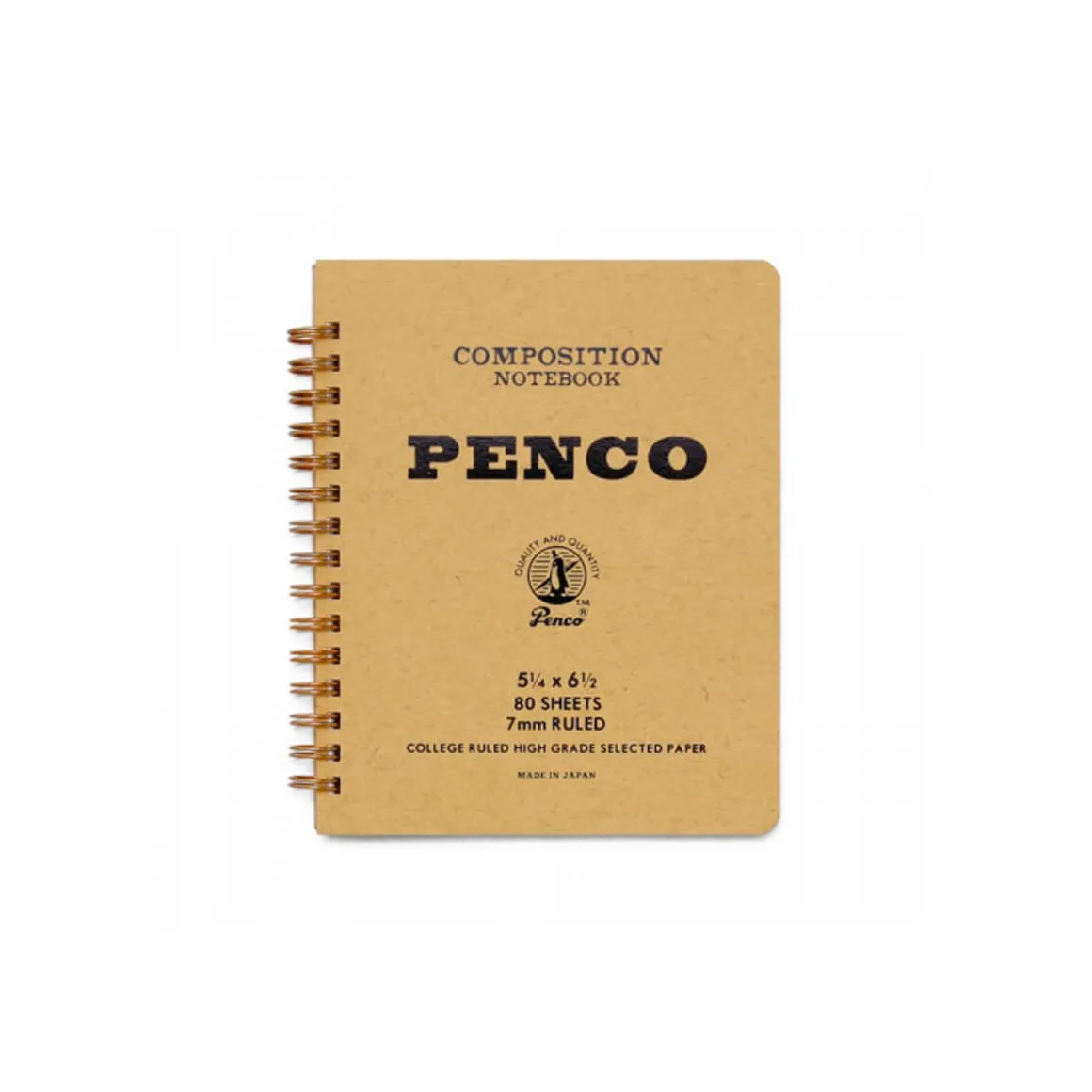 Small Coil Notebook in Natural by Hightide Penco