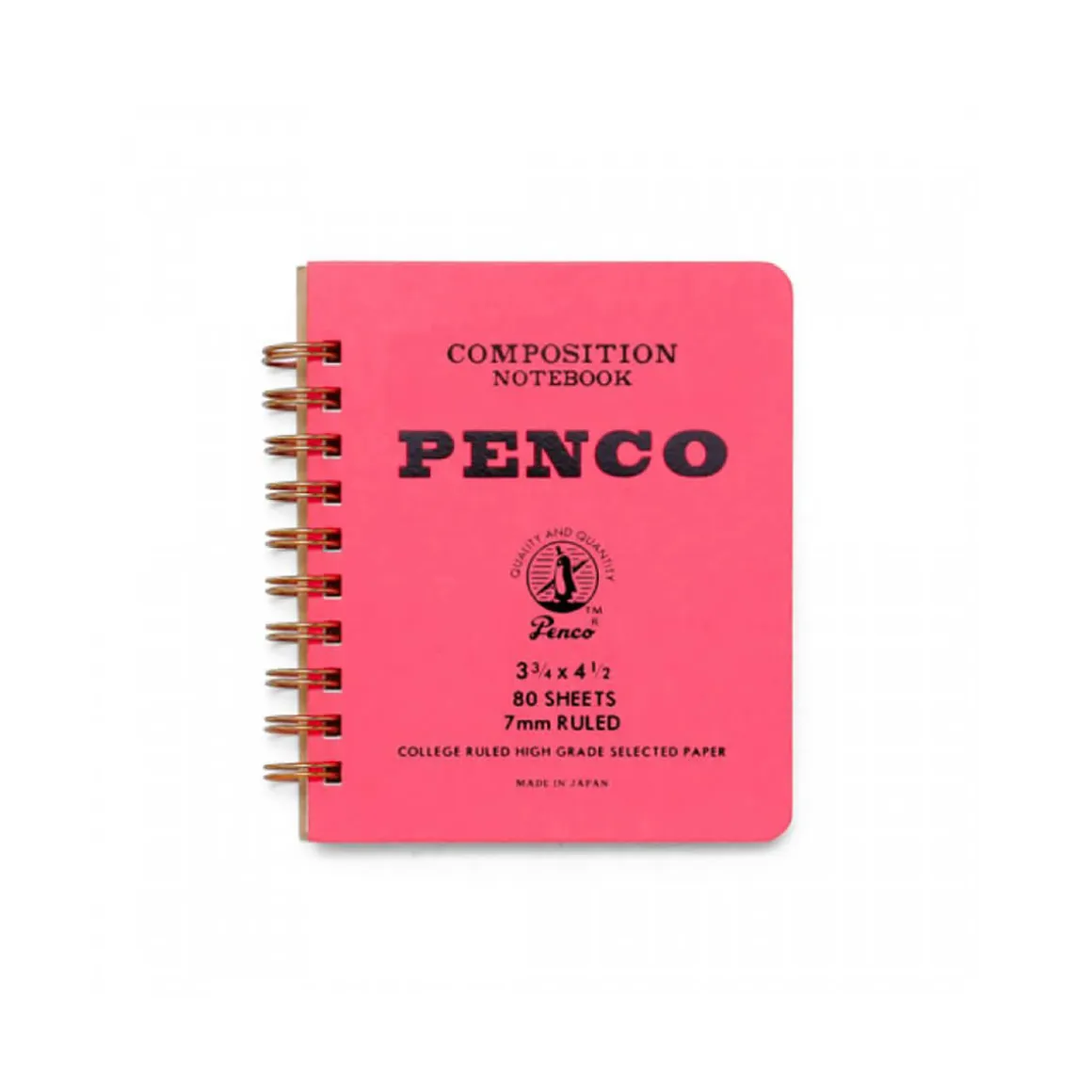 Small Coil Notebook in Red by Hightide Penco
