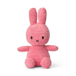 Small Corduroy Miffy in Bubblegum Pink (23cm) by Bon Ton Toys