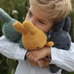 Small Corduroy Miffy in Grey (23cm) by Bon Ton Toys