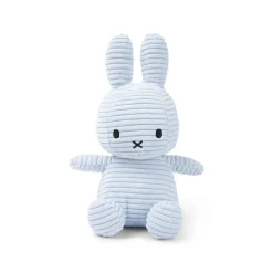 Small Corduroy Miffy in Ice Blue (23cm) by Bon Ton Toys