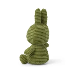 Small Corduroy Miffy in Olive Green (23cm) by Bon Ton Toys