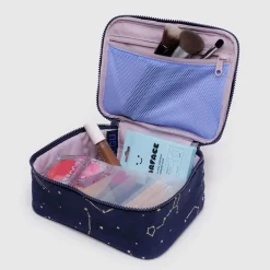 Small Cosmetic Case in Constellation Midnight by Baggu