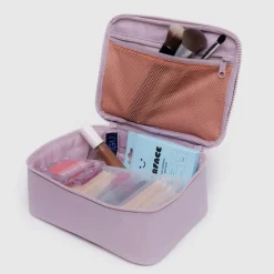 Small Cosmetic Case in Dusty Pink by Baggu