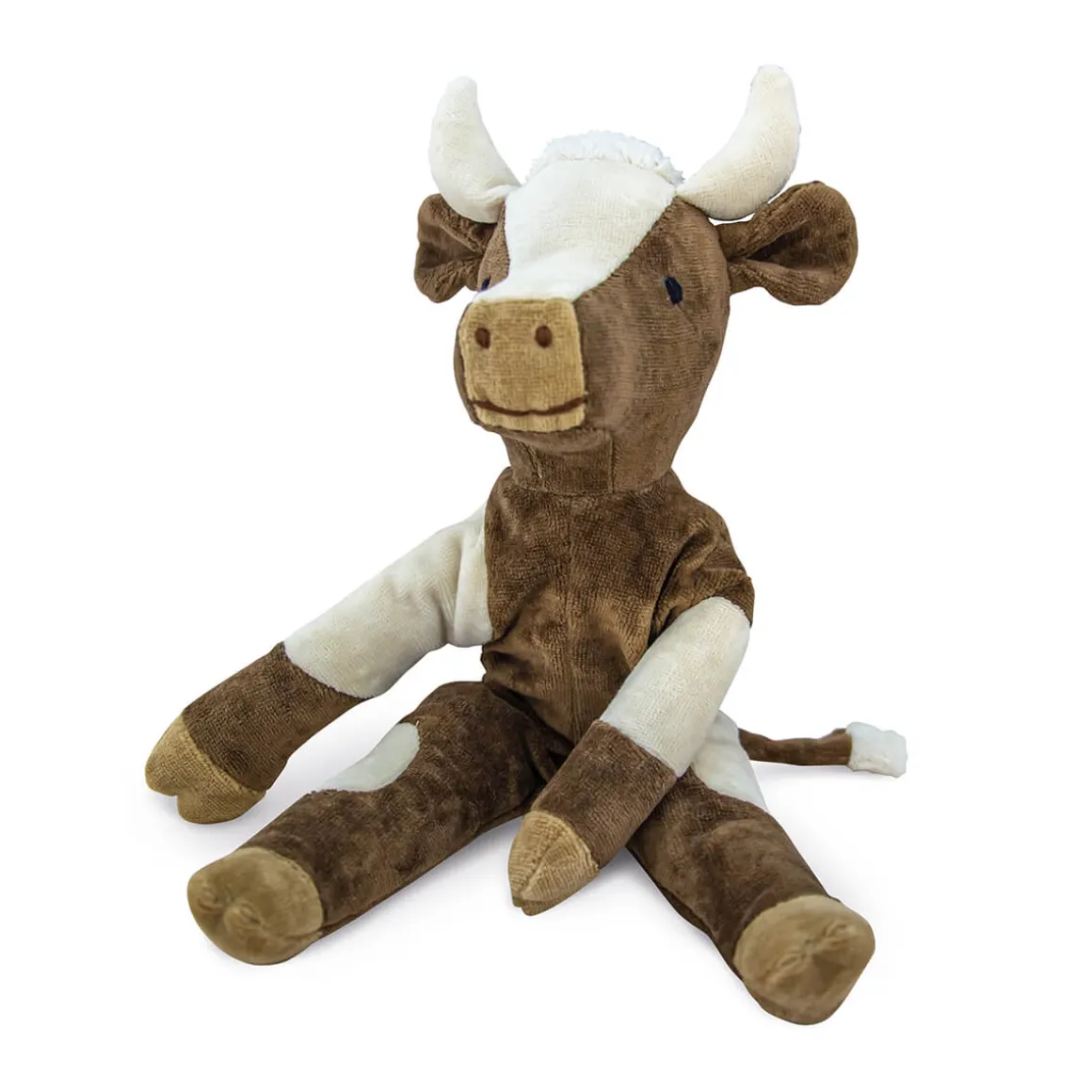 Small Cow Floppy Animal Soft Toy by Senger Naturwelt