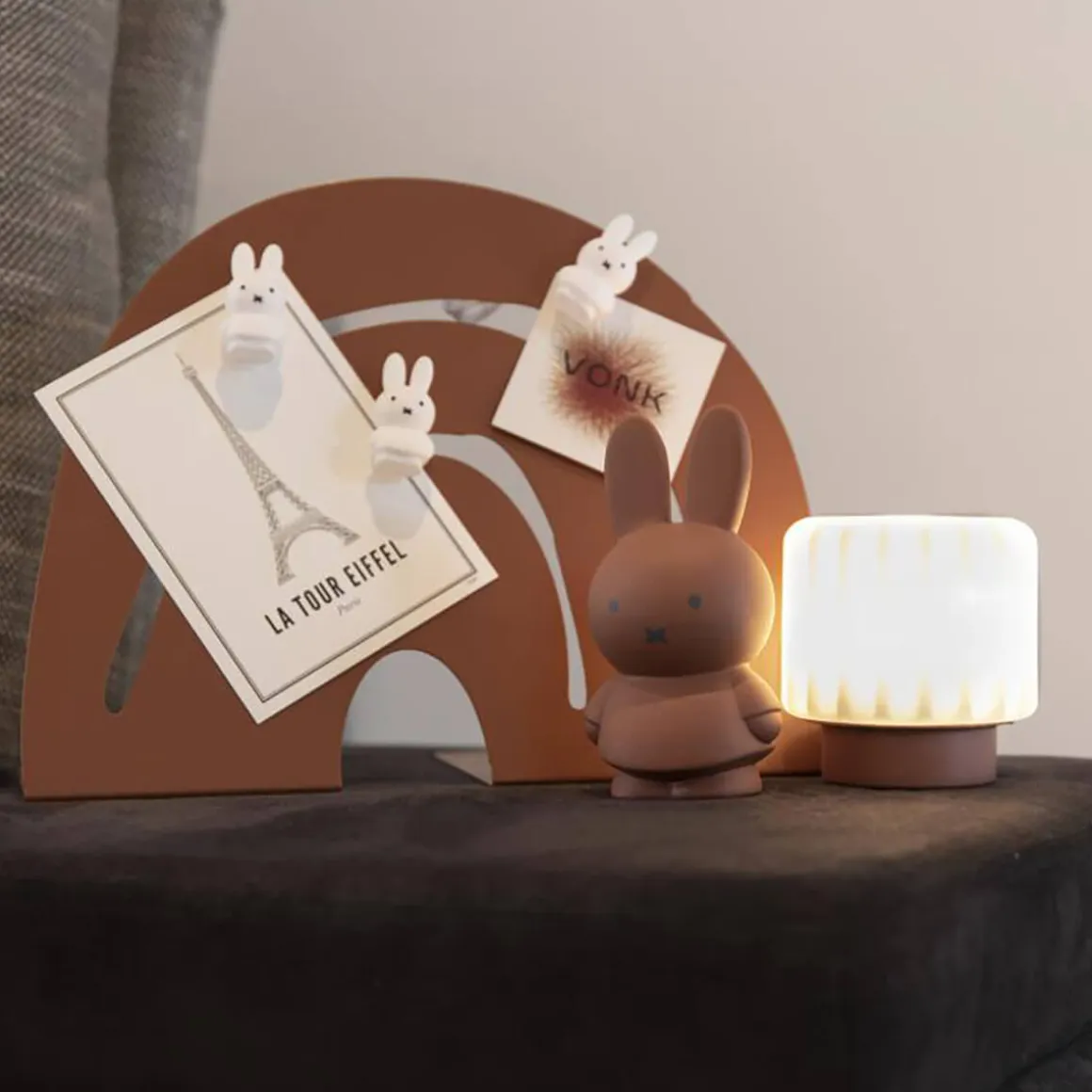 Small Miffy Money Box in Terra Red (13.5cm) by Atelier Pierre