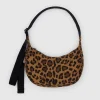 Small Nylon Crescent Bag in Leopard by Baggu