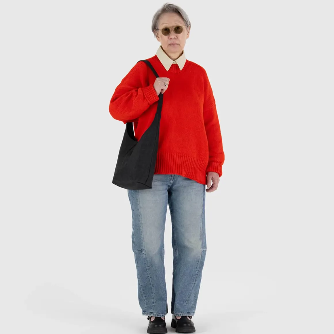 Small Nylon Sling in Black by Baggu