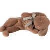 Small Sleeping Plush Bunny in Soft Brown (28cm) By Maileg
