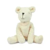 Small White Bear Floppy Animal Soft Toy by Senger Naturwelt