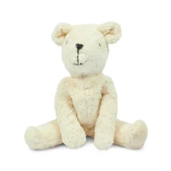 Small White Bear Floppy Animal Soft Toy by Senger Naturwelt
