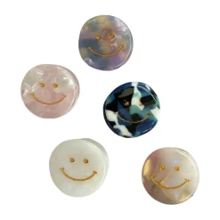 Smiley Mini Hair Claw in Various Colours by Hello Sakura