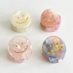 Smiley Mini Hair Claw in Various Colours by Hello Sakura