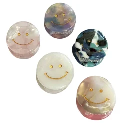 Smiley Mini Hair Claw in Various Colours by Hello Sakura