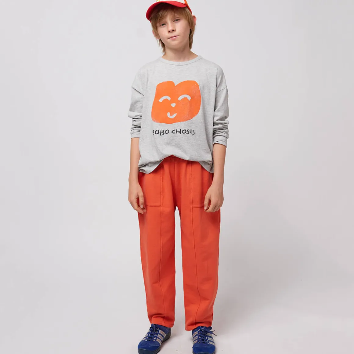 Smiling Red Sweatpants by Bobo Choses