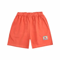 Smiling Woven Bermuda Shorts by Bobo Choses