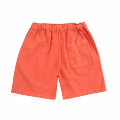 Smiling Woven Bermuda Shorts by Bobo Choses