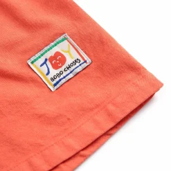 Smiling Woven Bermuda Shorts by Bobo Choses