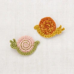Snail Clip Set in Faded Rose by Misha & Puff