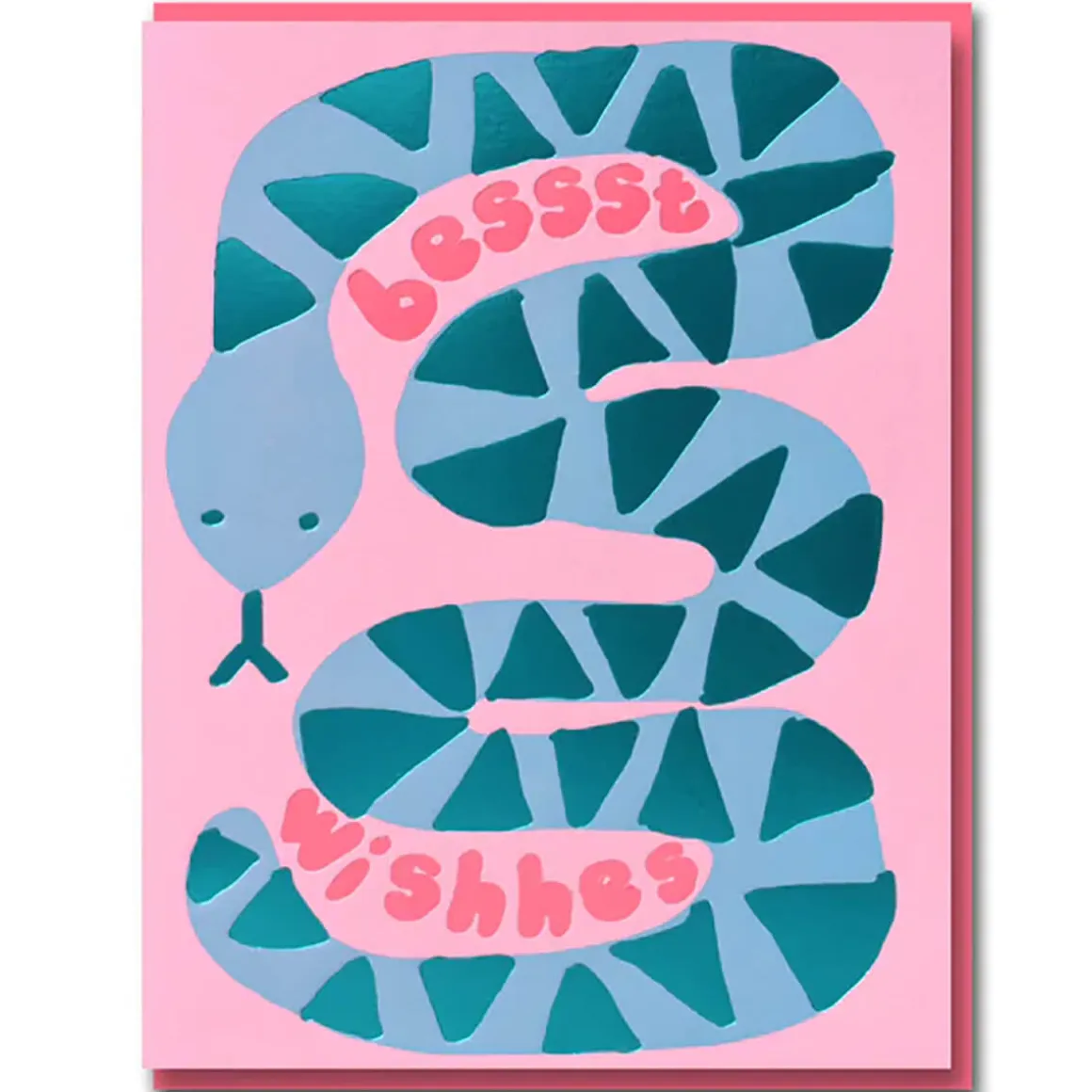Snake Greetings Card by Emma Emmerson for 1973