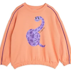 Snake Sweatshirt in Pink by Mini Rodini