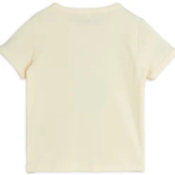 Snake T Shirt in Off White by Mini Rodini