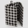 Snap Wallet in Black And White Gingham by Baggu