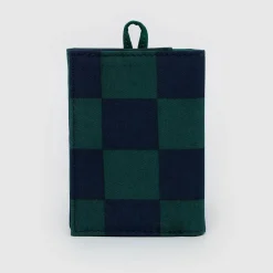 Snap Wallet in Navy Green Check by Baggu