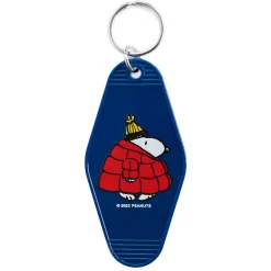 Snoopy Puffy Coat Motel Key Tag by Three Potato Four X Peanuts