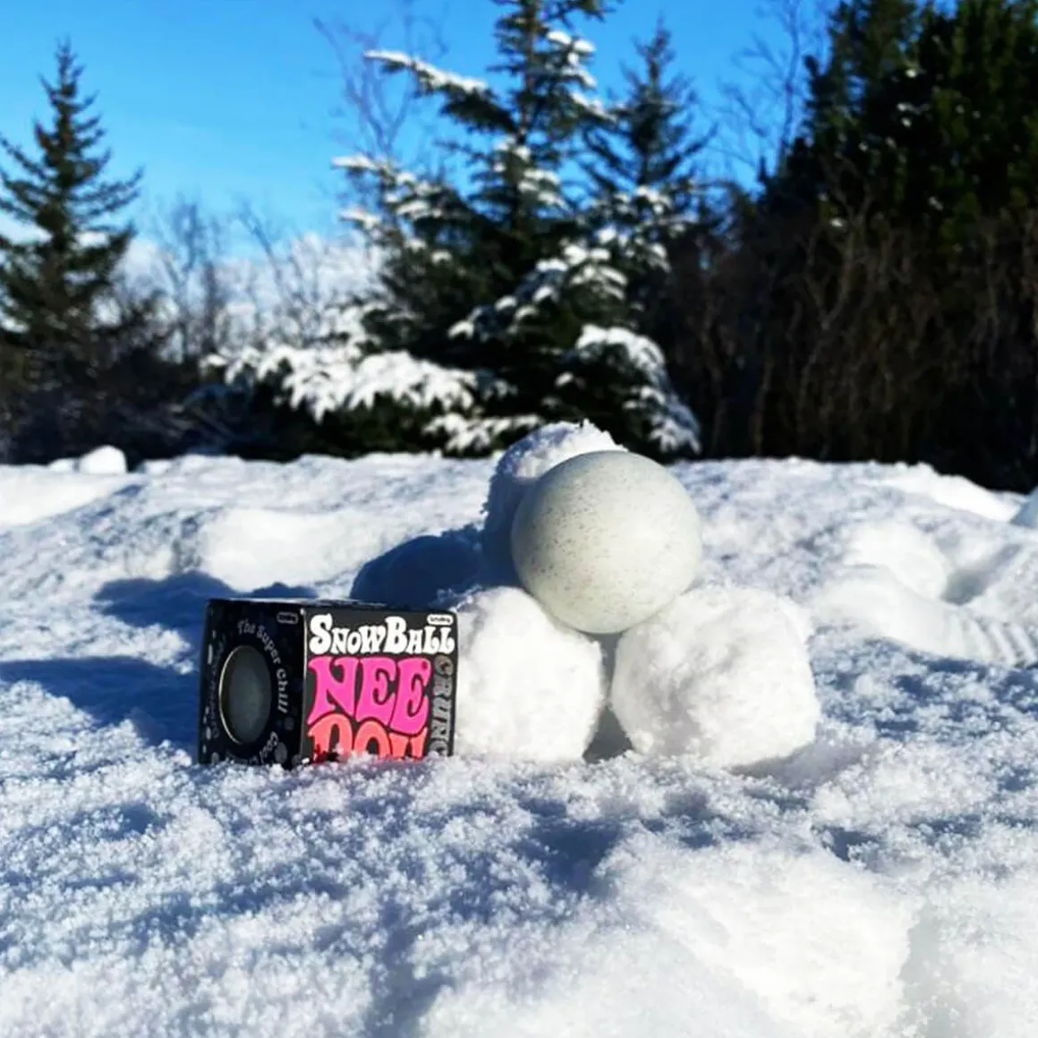 Snowball Crunch Needoh Squishy Toy by Schylling