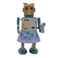 Snow Bot Wind Up Tin Robot (Limited Edition) by Mr & Mrs Tin