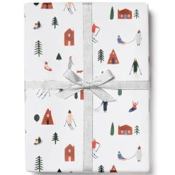 Snow Day Christmas Gift Wrap (3 Sheets Pack) By Red Cap Cards