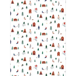 Snow Day Christmas Gift Wrap (3 Sheets Pack) By Red Cap Cards