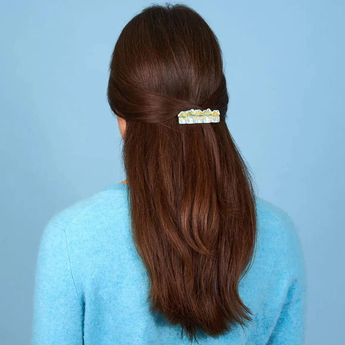 Snowy Town Hair Clip by Coucou Suzette