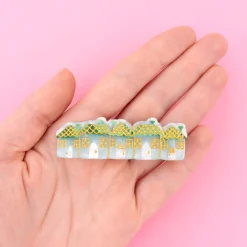 Snowy Town Hair Clip by Coucou Suzette